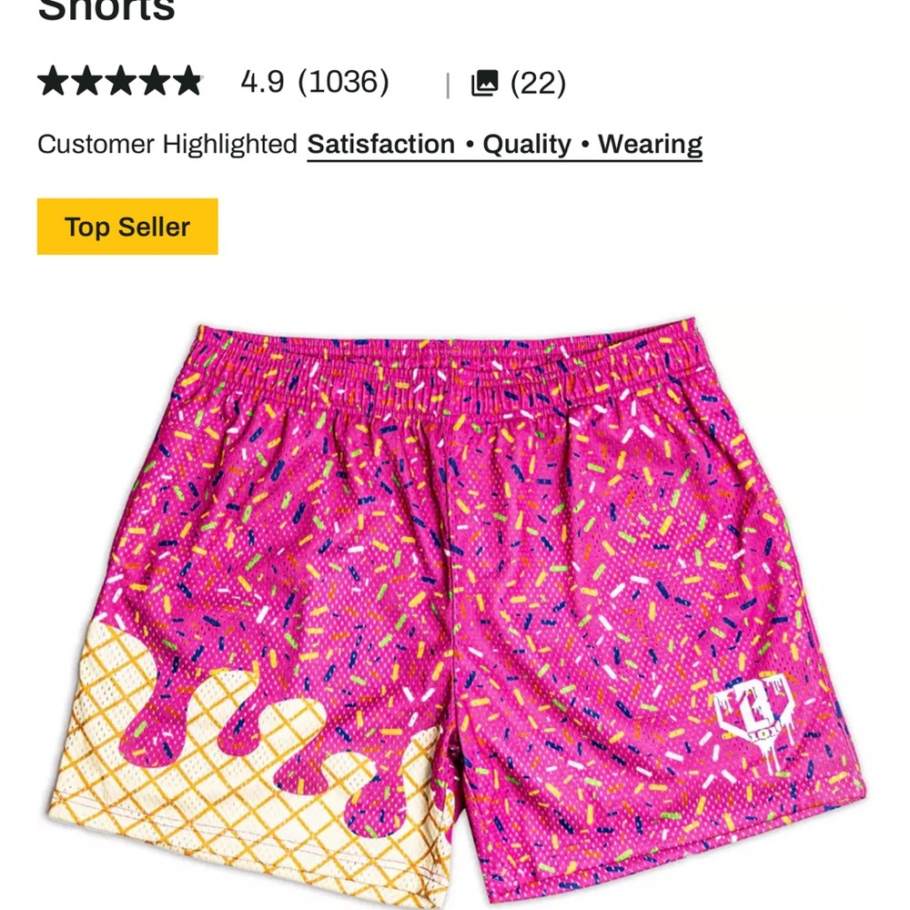 Colorful Sprinkle Kids Shorts
